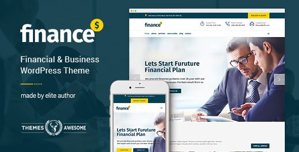 Finance - Business Accounting WordPress Theme