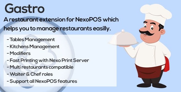 Gastro - Restaurant Extension for NexoPOSx