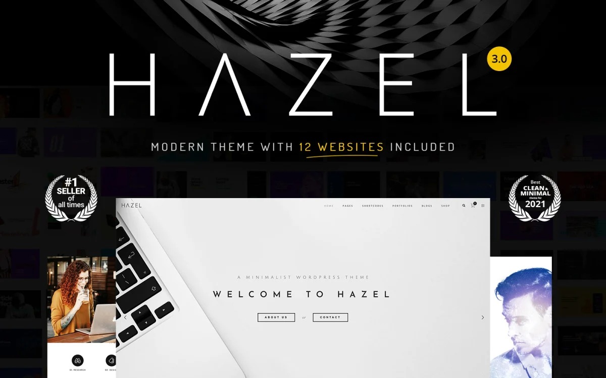 Hazel - Clean Minimalist Multi-Purpose WordPress Theme TM