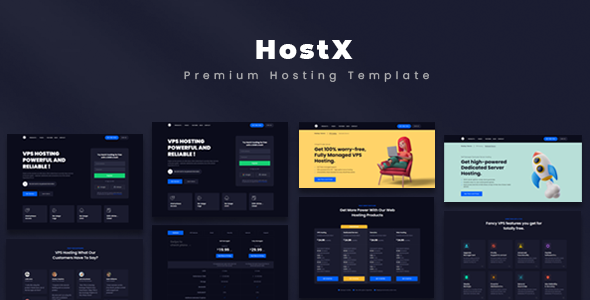 HostX - Premium Hosting Template