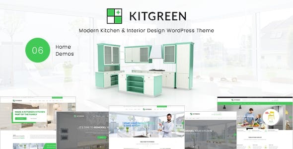 KitGreen - Modern Kitchen - Interior Design WordPress Theme