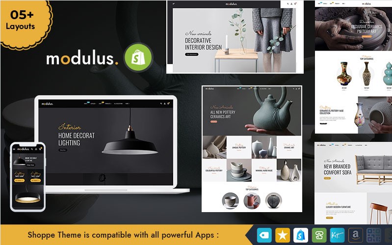 Module - Furniture and Interior Premium Shopify Responsive Theme Template Monster