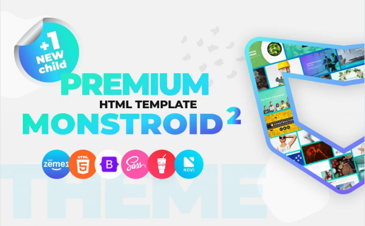 Monstroid - Premium Multi-Purpose HTML Website Template Monster