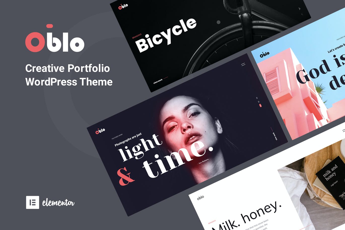 Oblo - Portfolio Showcase WordPress Theme
