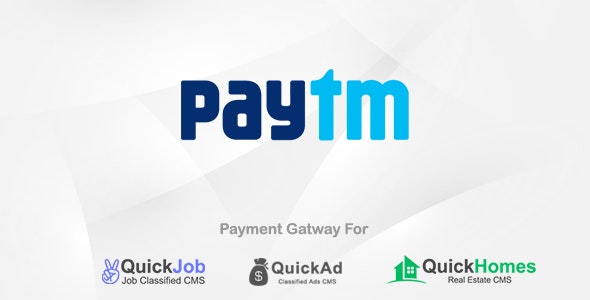 Paytm Payment Plugin For Quick CMS