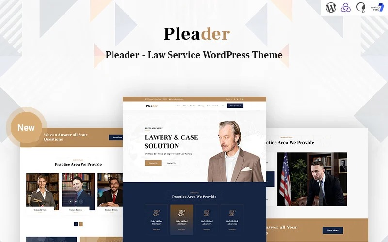 Pleader - Law Service WordPress Theme TM
