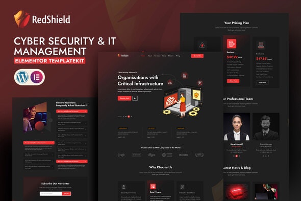 RedShield Cyber Security - IT Management Template Kit