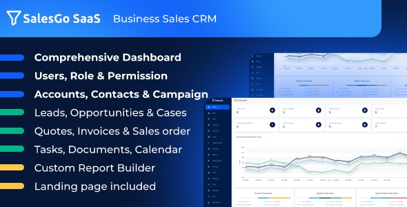 SalesGo SaaS - Business Sales CRM Initial