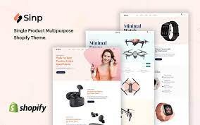 Sinp - Multipurpose Shopify single product theme Template Monster