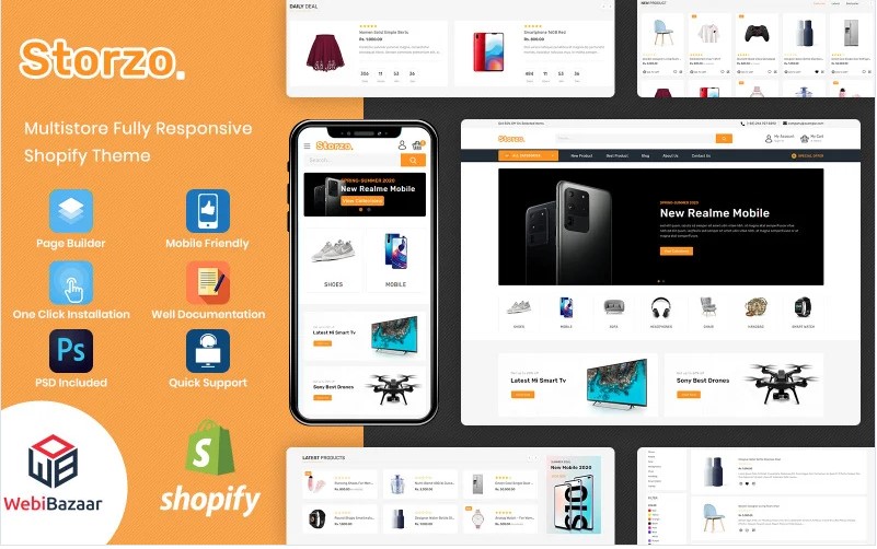 Storzo - Multipurpose E-commerce Shopify Theme Template Monster