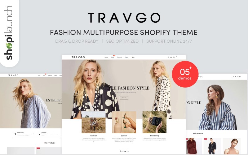 Travgo - Fashion Multipurpose Shopify Theme Template Monster