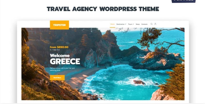 Tripster - Travel Agency Modern Elementor WordPress Theme TM