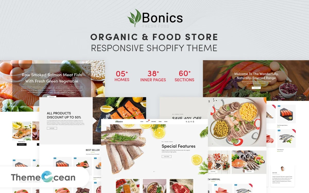 Bonics - Organic - Food Store Shopify Theme