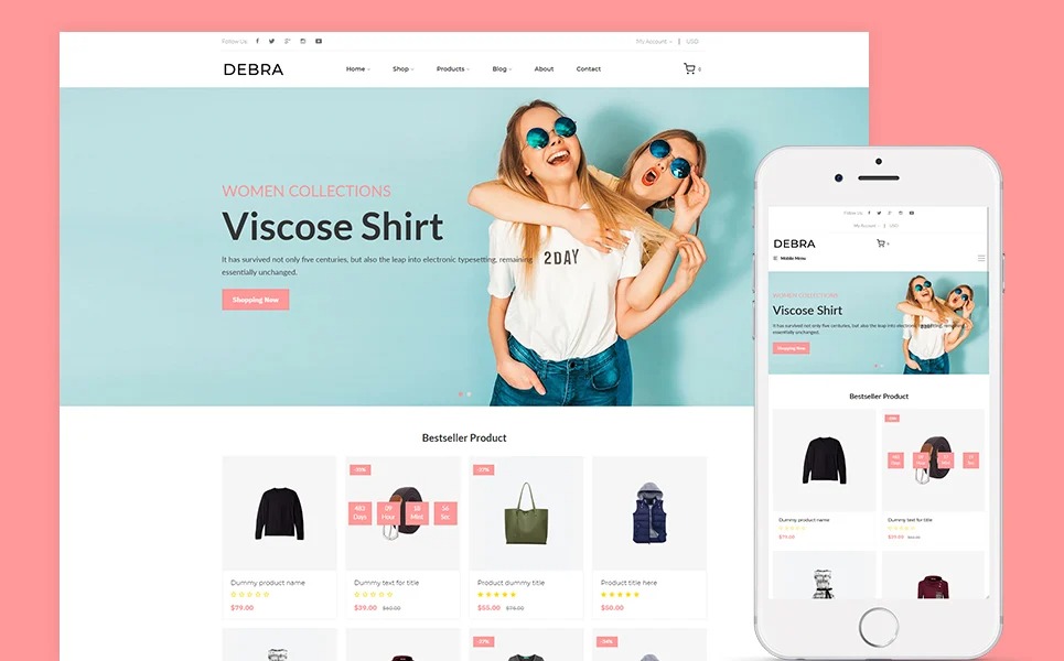 Debra - Fashion Shopify Theme