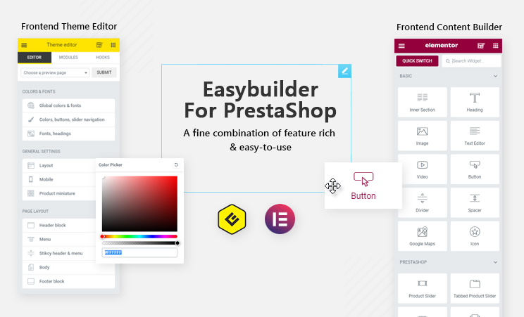 Easybuilder For PrestaShop - Frontend Page Builder - Frontend Theme Editor