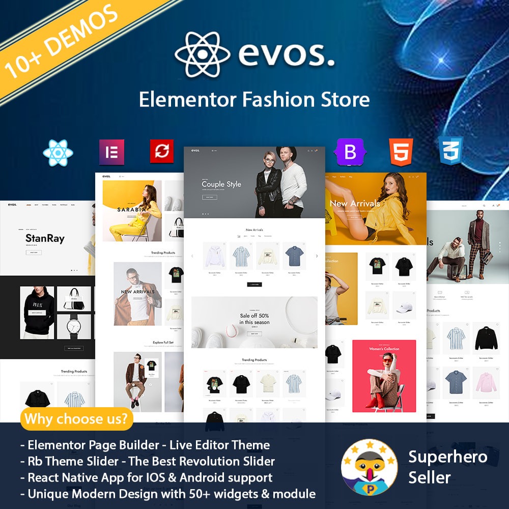Evo Elementor - Fashion Store Prestashop Theme