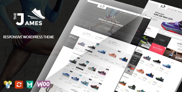 James - Responsive WooCommerce Shoes Theme