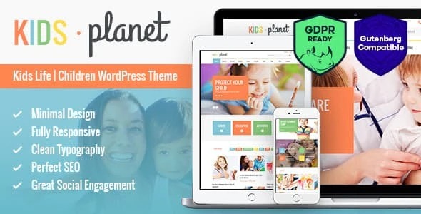 Kids Planet - A Multipurpose Children WP Theme
