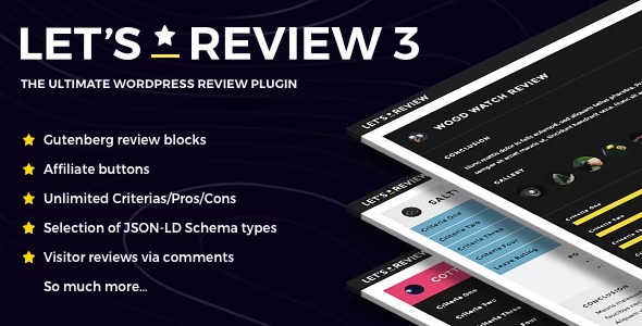 Let-s Review - WordPress Plugin With Affiliate Options