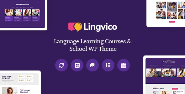 LingvicoLanguage Center - Training Courses WordPress Theme