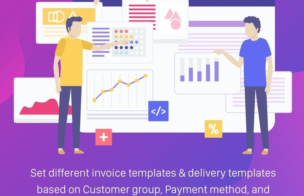 PDF Invoice Template + Delivery + Custom Number Module