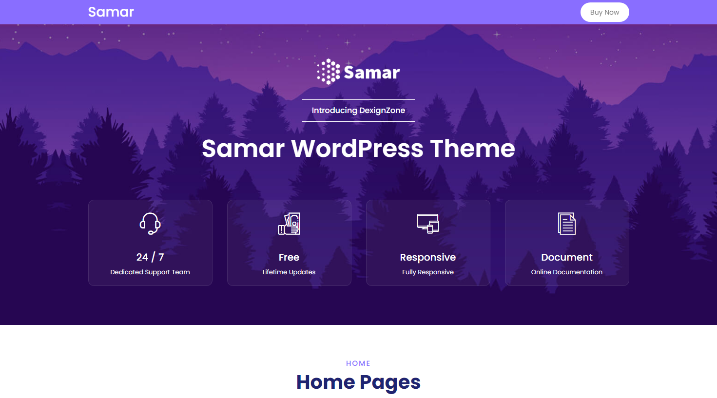 Samar - Creative Agency WordPress Theme