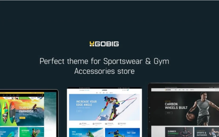 Ygobig - Sportswear - Accessories Prestashop Theme