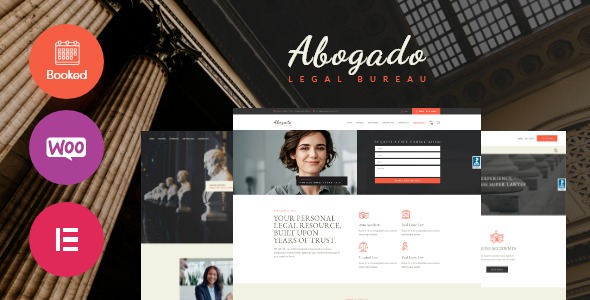 Abogado - Lawyer Firm - Legal Bureau WordPress Theme