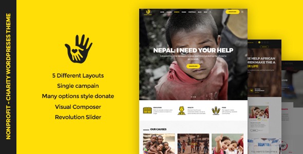 CharityHeart - Nonprofit WordPress Theme