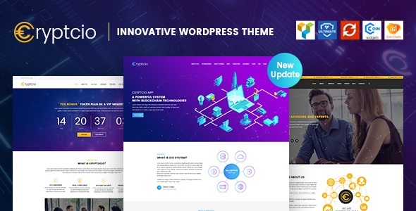 Cryptcio- Innovative WordPress Theme