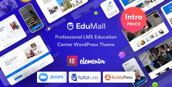 EduMall- Professional LMS Education Center WordPress Theme