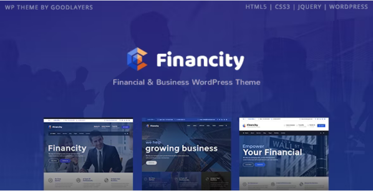 Financity - Business / Financial / Finance WordPress