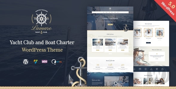 Lamaro - Yacht Club and Boat Rental WordPress Theme