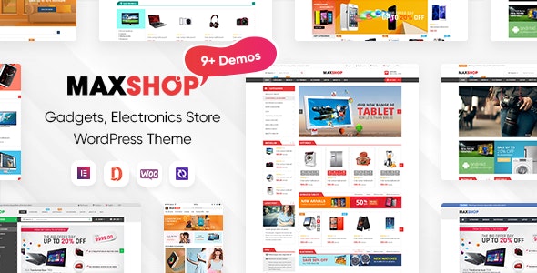 Maxshop - a unique theme for the online store WordPress