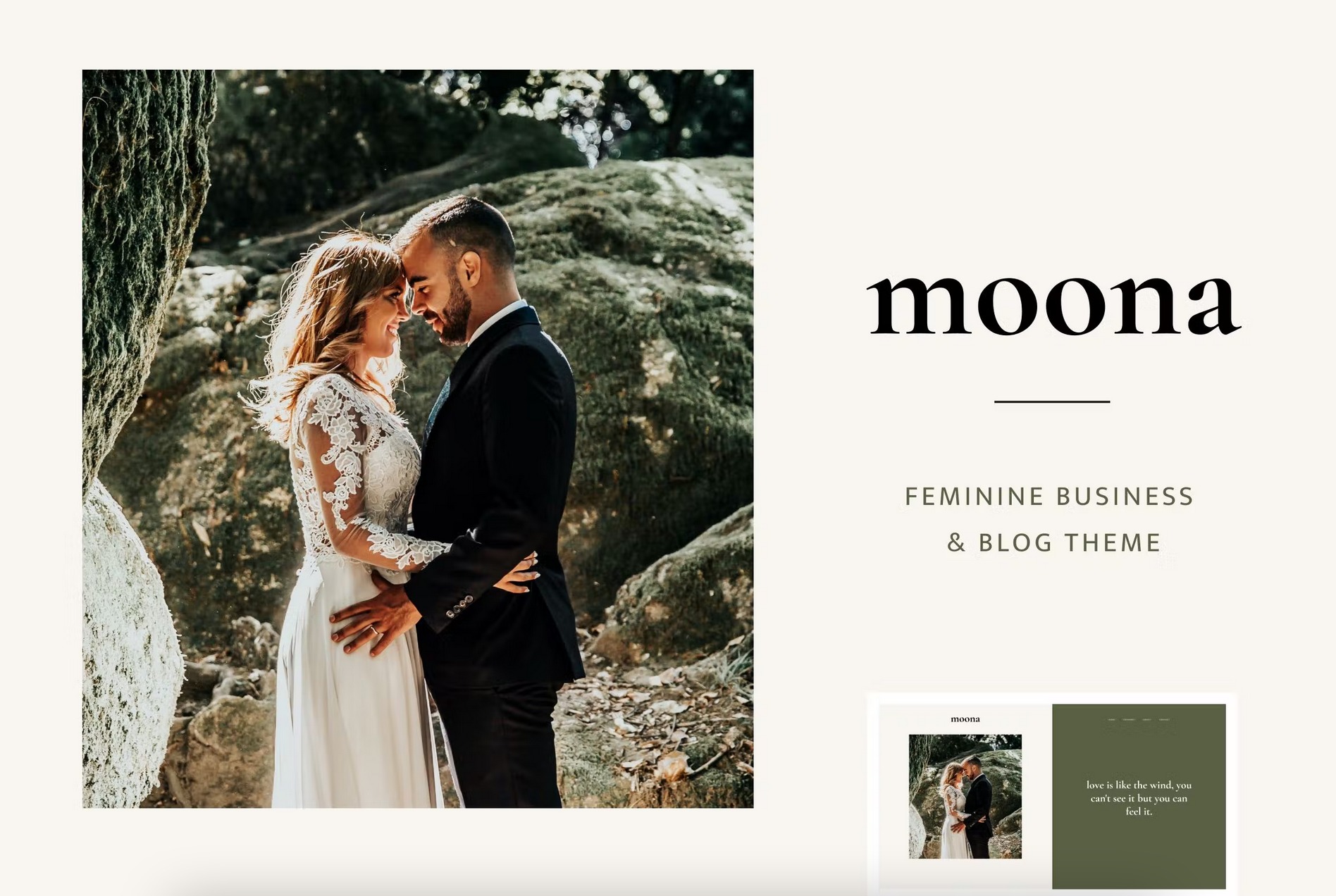 Moona - Feminine Business - Blog Theme Template Kit