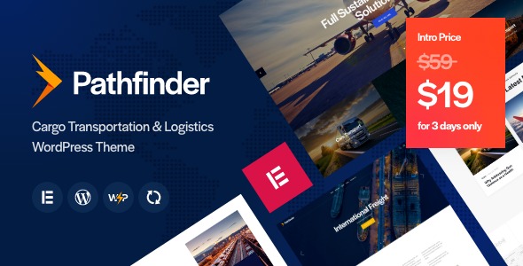 [Activated] Pathfinder - Cargo Transportation - Logistics WordPress Theme