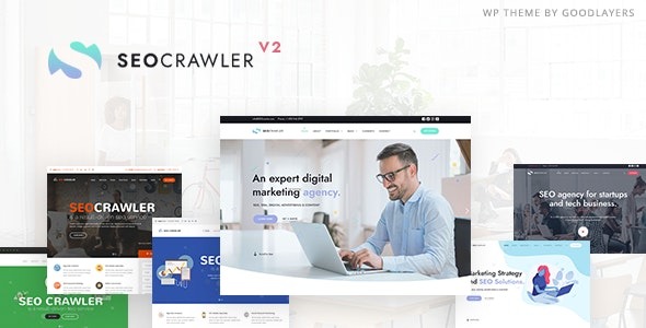 SEOCrawler - SEO - Marketing Agency WordPress Free