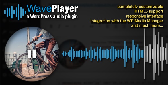 WavePlayer  - WordPress Audio Player with Waveform and Playlist