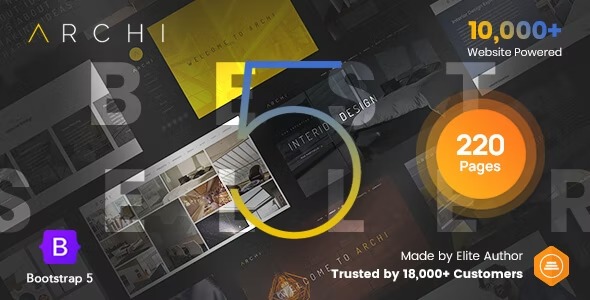 Archi Interior Design - Multi-Purpose Website Template + RTL