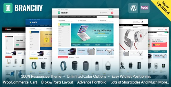Branchy - WooCommerce Responsive Theme - March