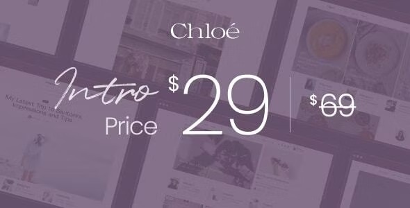 Chlo - Personal Lifestyle WordPress Blog Theme