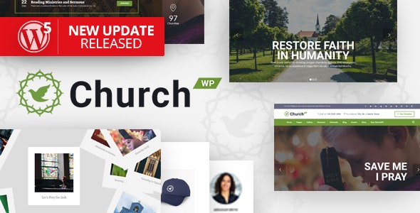 ChurchWP- A Contemporary WordPress Theme for Churches