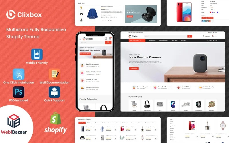 Clixbox Multipurpose Warehouse Shopify Theme