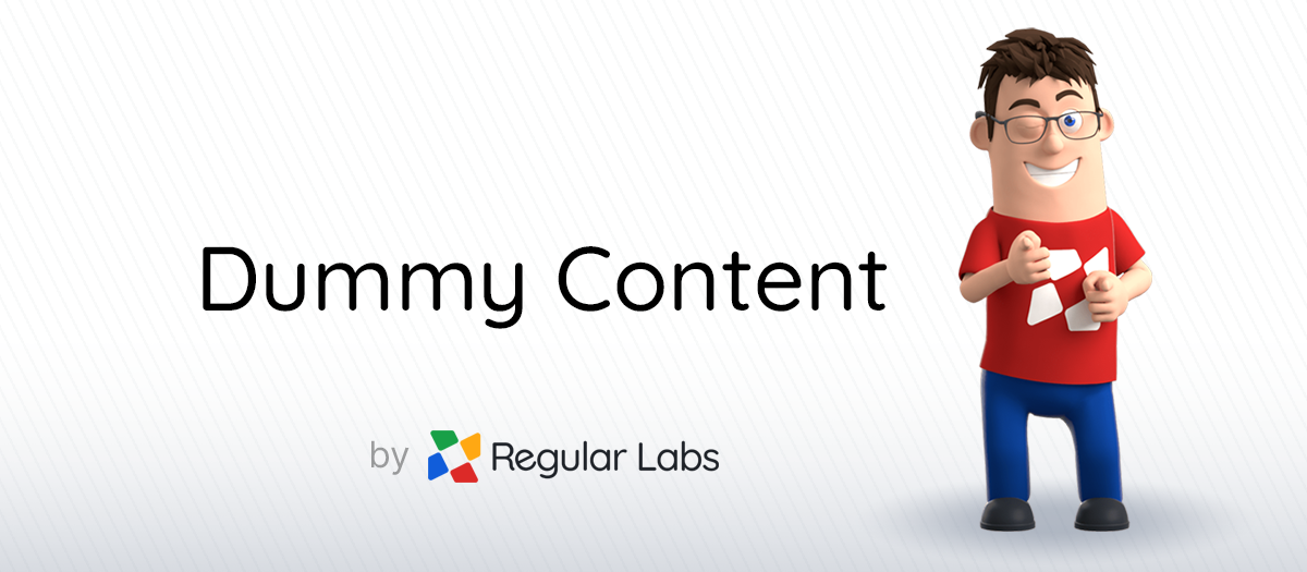 Dummy Content Pro Joomla