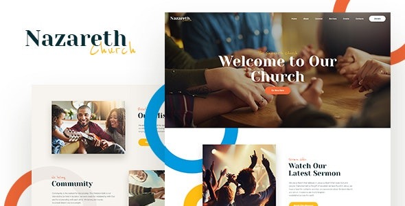 Nazareth - Church - Religion WordPress Theme