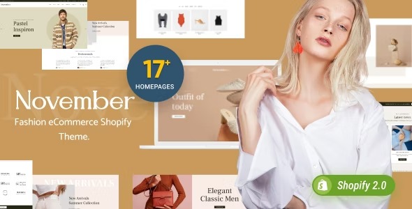 November - Multipurpose Sections Shopify Theme