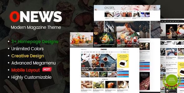 ONews - Modern Newspaper - Magazine Theme WordPress (Mobile Layout Ready)