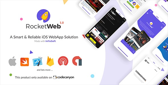 RocketWeb Configurable iOS WebView App Template