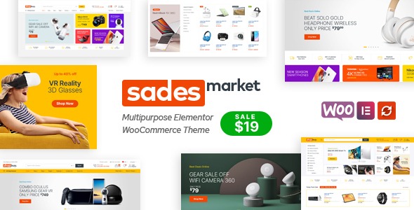 SadesMarket Multipurpose WordPress Theme