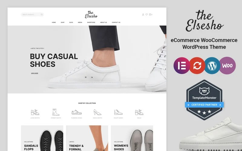 The Elsesho Shoes Store WooCommerce Themes